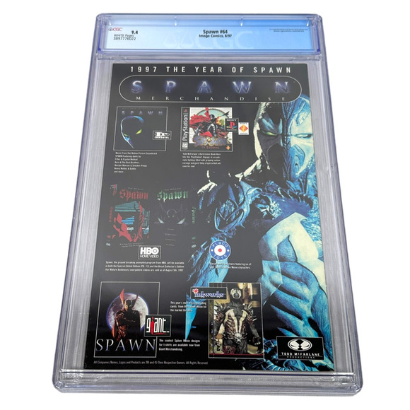 Vintage Spawn #64 Comic Book CGC Graded 9.4 NM Todd McFarlane Greg Capullo - Picture 2 of 4